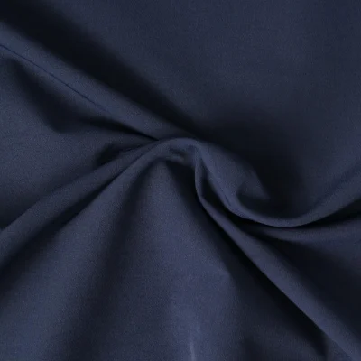 Tissu Crêpe Scuba extensible Nayeli uni Bleu marine - Par 10 cm