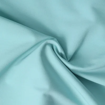 Tissu Crêpe Scuba extensible Nayeli uni Bleu ciel - Par 10 cm