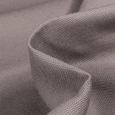 Tissu Toile de coton MaxCotton uni grande largeur Gris - Par 10 cm