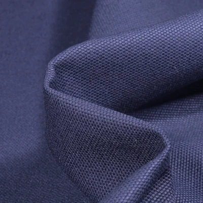 Tissu Toile de coton MaxCotton uni grande largeur Bleu marine - Par 10 cm