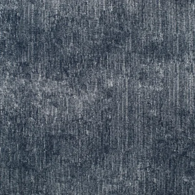 Tissu Sweat léger French Terry Jeans sur fond Bleu marine - Par 10 cm