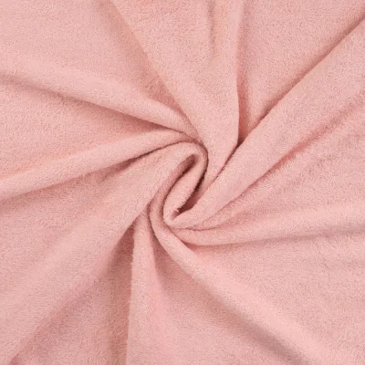 Tissu Eponge Bébé Bambou Tout doux Rose bébé - Par 10 cm