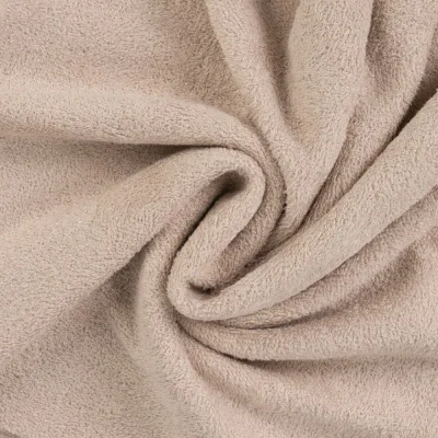 Tissu Eponge Bébé Bambou Tout doux Beige - Par 10 cm