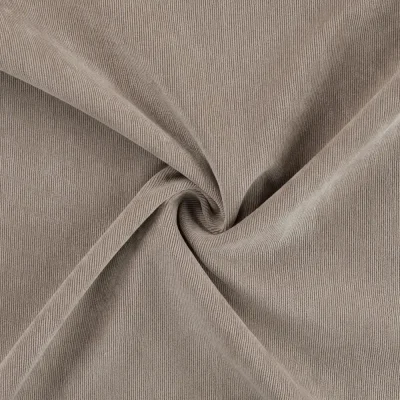 Tissu Velours milleraies uni Beige sable - Par 10 cm