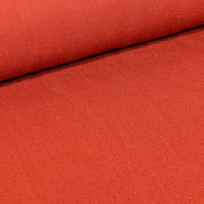 Tissu Viscose texturé uni Maxima Bois de rose - Par 10 cm