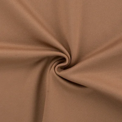 Tissu Milano Twill uni Camel - Par 10 cm