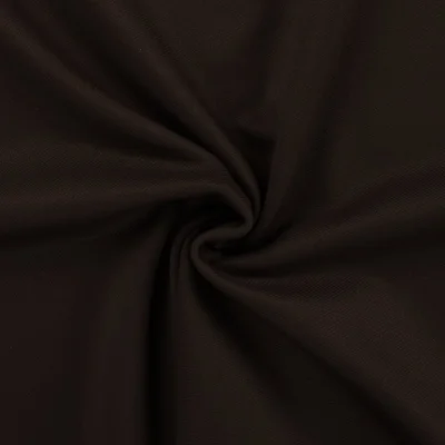 Tissu Milano Twill uni Marron foncé - Par 10 cm