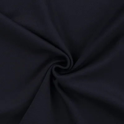 Tissu Milano Twill uni Bleu marine - Par 10 cm