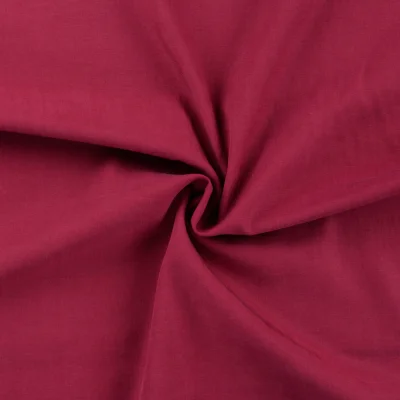 Tissu Lyocell uni Bordeaux - Par 10 cm