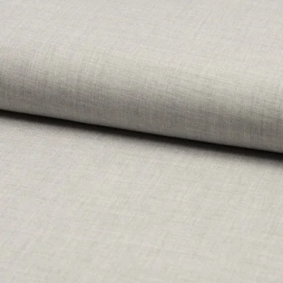 Tissu Viscose Twill  chiné Gris clair - Par 10 cm