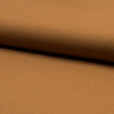 Tissu Viscose Twill  chiné Camel - Par 10 cm