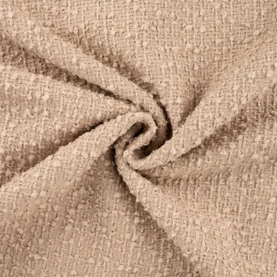 Tissu Bouclette Coco uni Beige - Par 10 cm