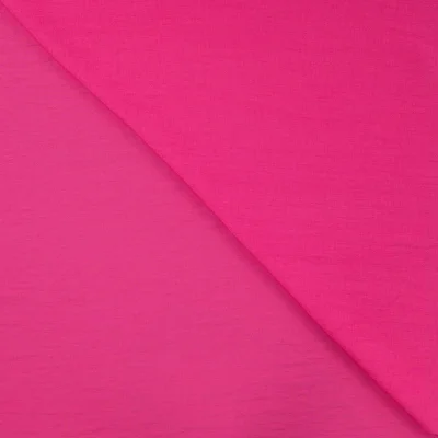 Tissu Viscose nylon uni Rose fuchsia - Par 10 cm