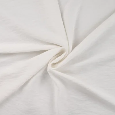 Tissu Viscose nylon uni Blanc - Par 10 cm