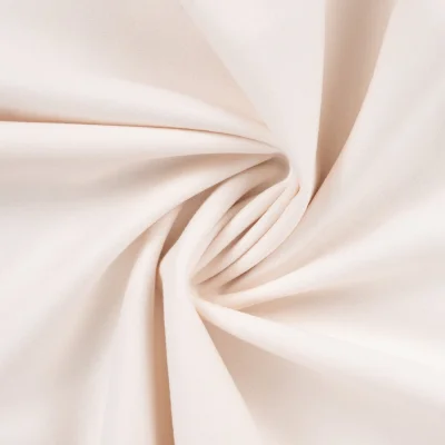 Tissu Drap de manteau Laine uni Ecru - Par 10 cm