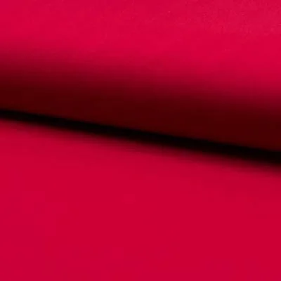 Tissu Bengaline Viscose stretch uni Rouge - Par 10 cm