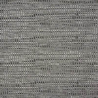 Tissu Jersey Jacquard  Rayures pointillés sur fond Gris clair - Par 10 cm
