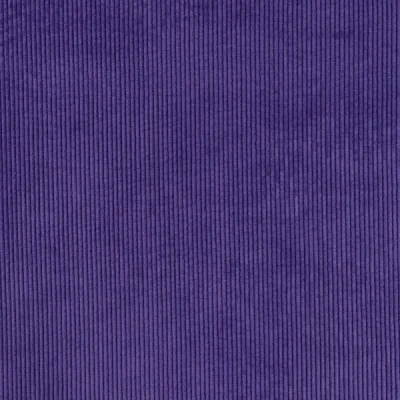 Tissu Velours côtelé lavé uni Violet - Par 10 cm