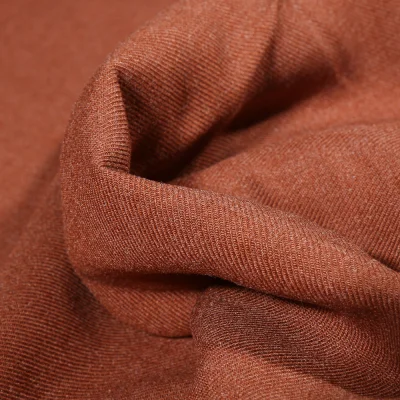 Tissu Viscose uni Sophia Brique - Par 10 cm