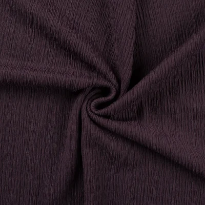 Tissu Jersey Smock uni Violet - Par 10 cm