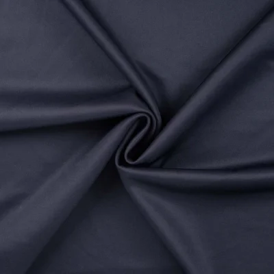 Coupon Tissu Jersey Scuba uni Bleu nuit - Coupon de 30 cm