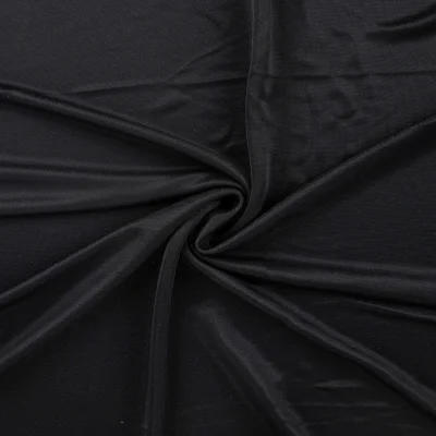 Tissu Maille Lurex Noir sur fond Noir - Par 10 cm
