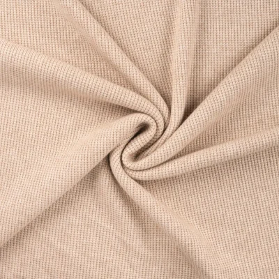 Tissu Maille Jersey Tricot uni Naturel - Par 10 cm