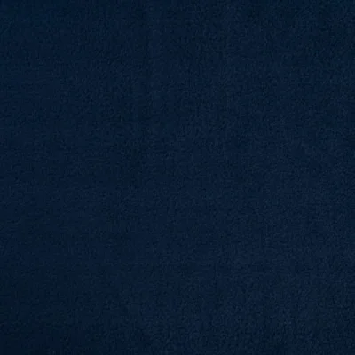 Tissu Polaire doux uni Bleu marine - Par 10 cm