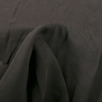 Tissu Viscose légère Noir - Par 10 cm