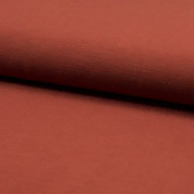 Tissu Viscose lin Santorini Terracotta - Par 10 cm