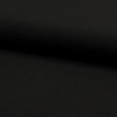 Tissu Viscose lin Santorini Noir - Par 10 cm