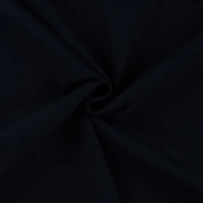 Tissu 100% Lin uni Bleu nuit - Par 10 cm