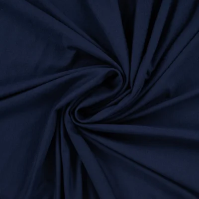 Tissu Jersey Viscose uni Lia Bleu marine - Par 10 cm