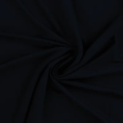 Tissu Jersey Viscose uni Lia Bleu nuit - Par 10 cm