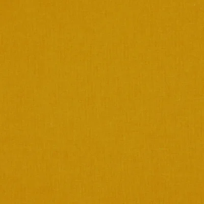 Tissu Coton enduit uni Moutarde - Par 10 cm