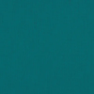 Tissu Coton enduit uni Bleu paon - Par 10 cm