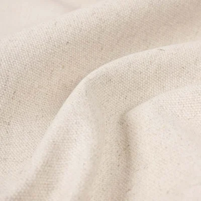 Tissu Toile Chanvre uni Naturel - Par 10 cm