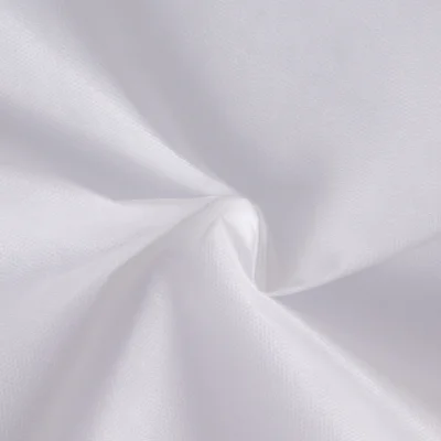 Tissu Non tissé uni Blanc - Par 10 cm