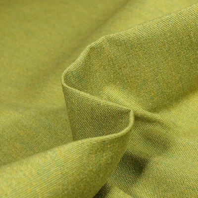 Tissu Toile extérieure uni Grande Largeur Dralon Vert anis - Par 10 cm