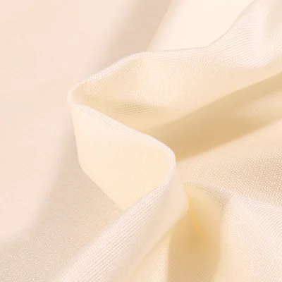 Tissu Toile extérieure uni Grande Largeur Dralon Ecru - Par 10 cm