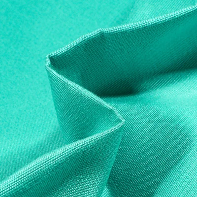 Tissu Toile extérieure uni Grande Largeur Dralon Bleu lagon - Par 10 cm