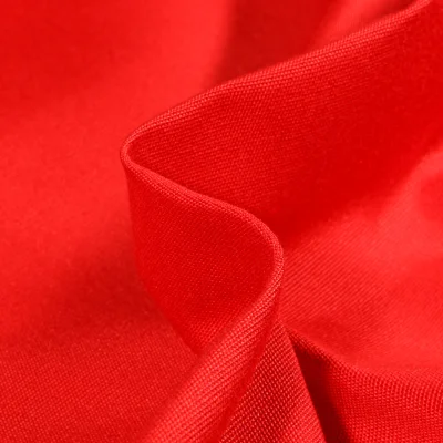 Tissu Toile extérieure uni Grande Largeur Dralon Rouge - Par 10 cm