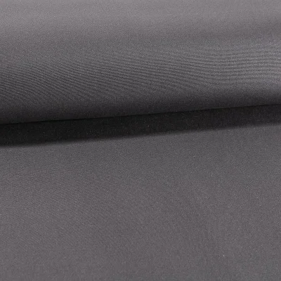 Tissu Toile Transat uni Gris Orage - Par 10 cm