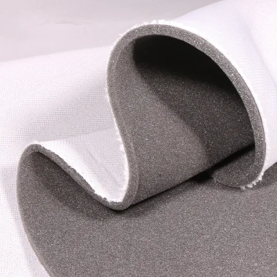 Tissu Mousse résille simple 6 mm Gris - Par 10 cm