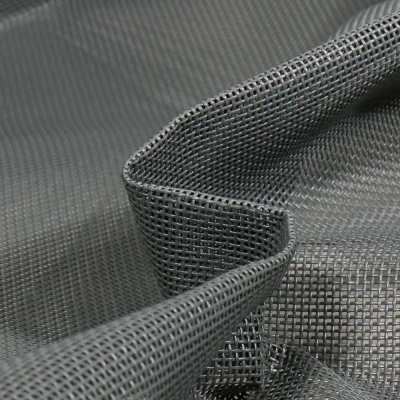 Toile Transat grille extérieure textilène unie Gris anthracite - Par 10 cm