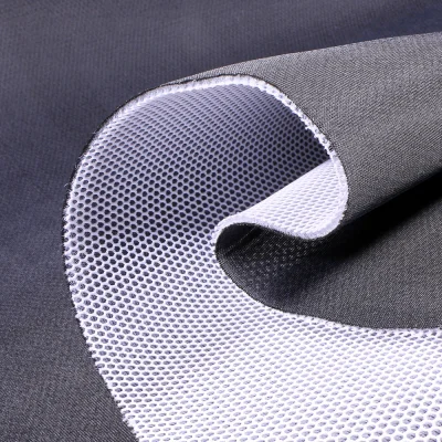 Tissu Résille matelassé mesh 3D Blanc - Par 10 cm