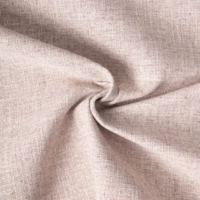 Tissu Toile Polycoton Lin Alix uni Naturel - Par 10 cm