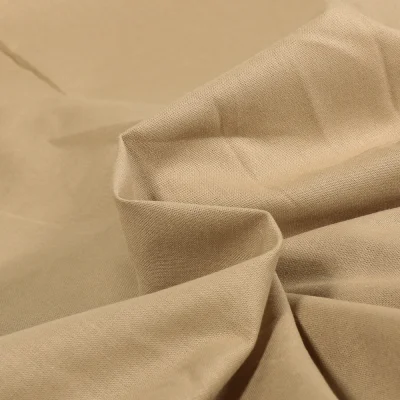 Tissu Coton uni Grande largeur 280cm Santorin Naturel - Par 10 cm