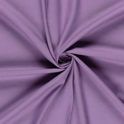 Tissu 100%  coton uni Matera Lilas - Par 10 cm