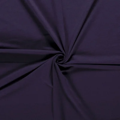 Tissu Sweat léger Soline uni Violet - Par 10 cm